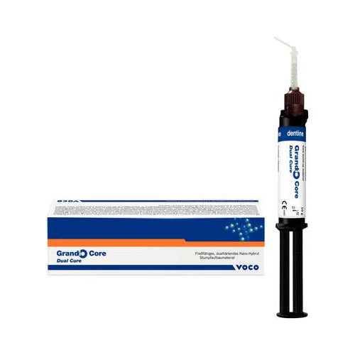 Voco 1910 Grandio Core Dual Cure Syringe Kit Flowable Nano-Hybrid 10 Gm Dentin Voco 1910 Grandio Core Dual Cure Syringe Kit Flowable Nano-Hybrid 10 Gm Dentin